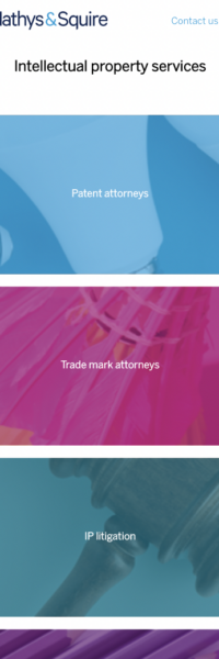 Website frontend UI screenshot